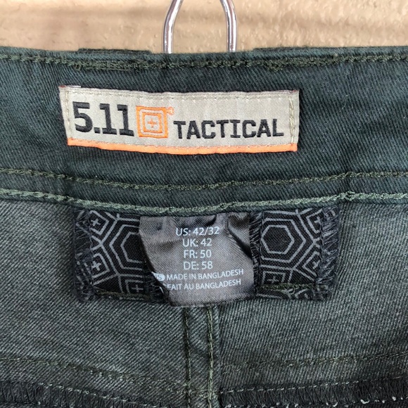 5.11 Tactical | Dark Green Men’s Jeans Size 42 W x 32 L - Picture 2 of 3